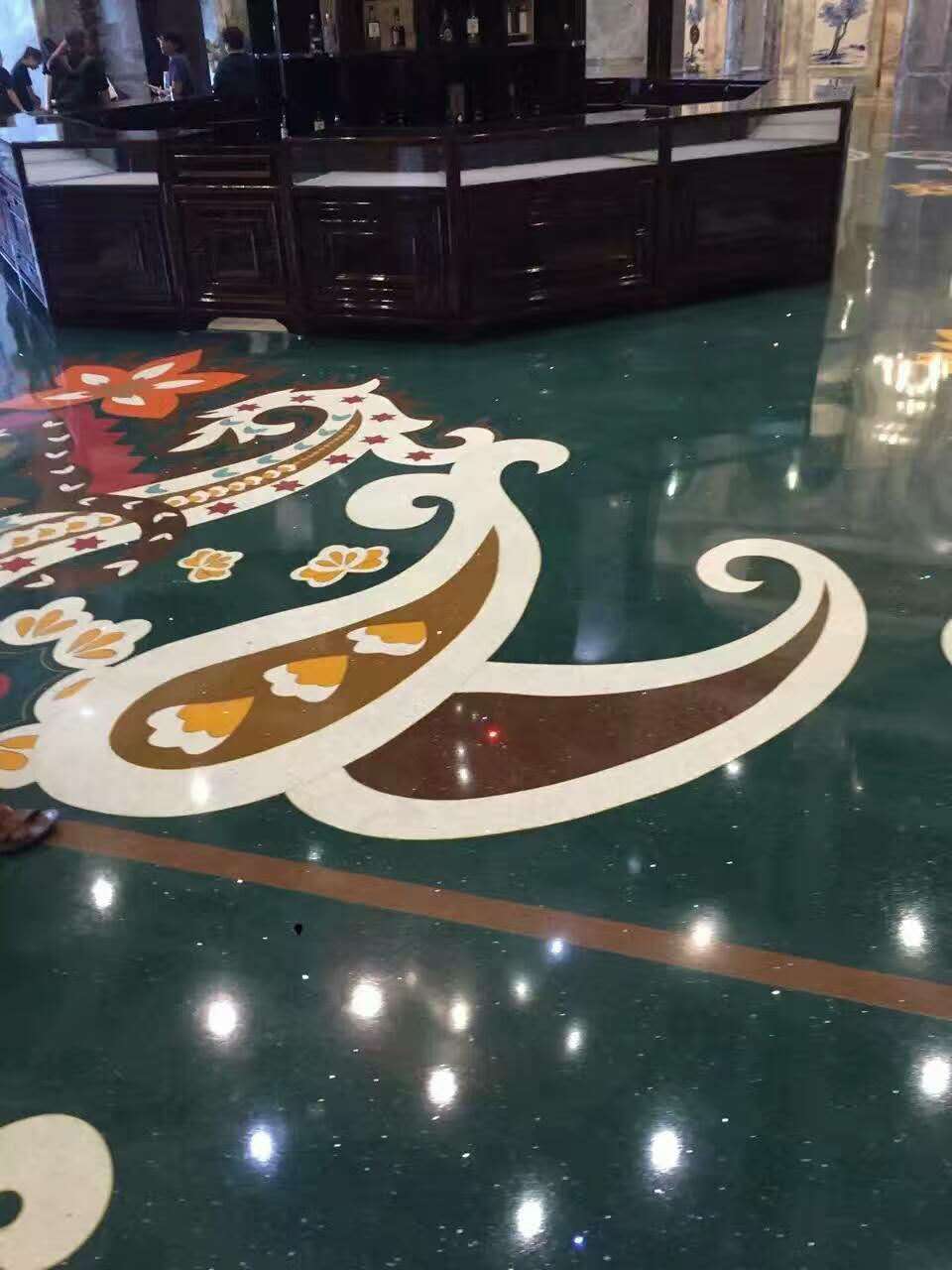 彩色艺术地坪